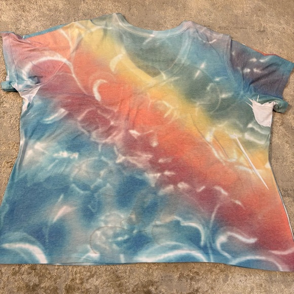 Disney Mickey Mouse Tie Dye Print Multicolor Graphic Tee Size 4X - Picture 9 of 13
